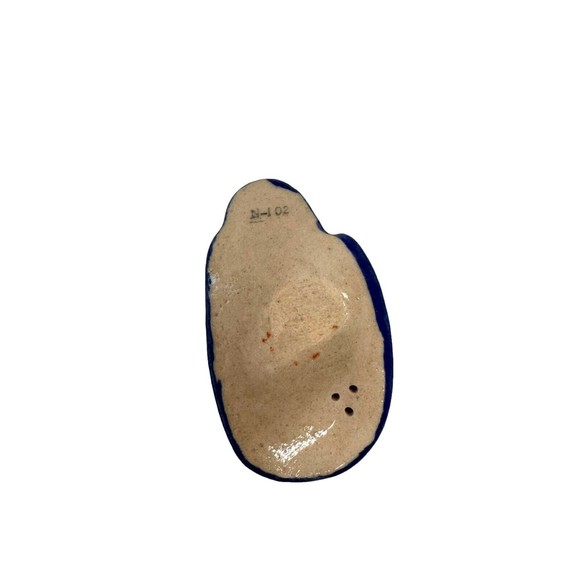 Ceramic Hand shape Handmade Incense Holder Vintage Boho Floral Hand Painted - Picture 4 of 4